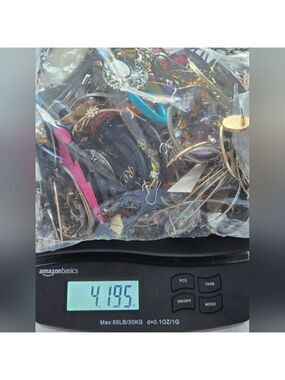 Mixed Jewelry Scrap & DIY Lot 4.2 lbs, Various Colors & Materials